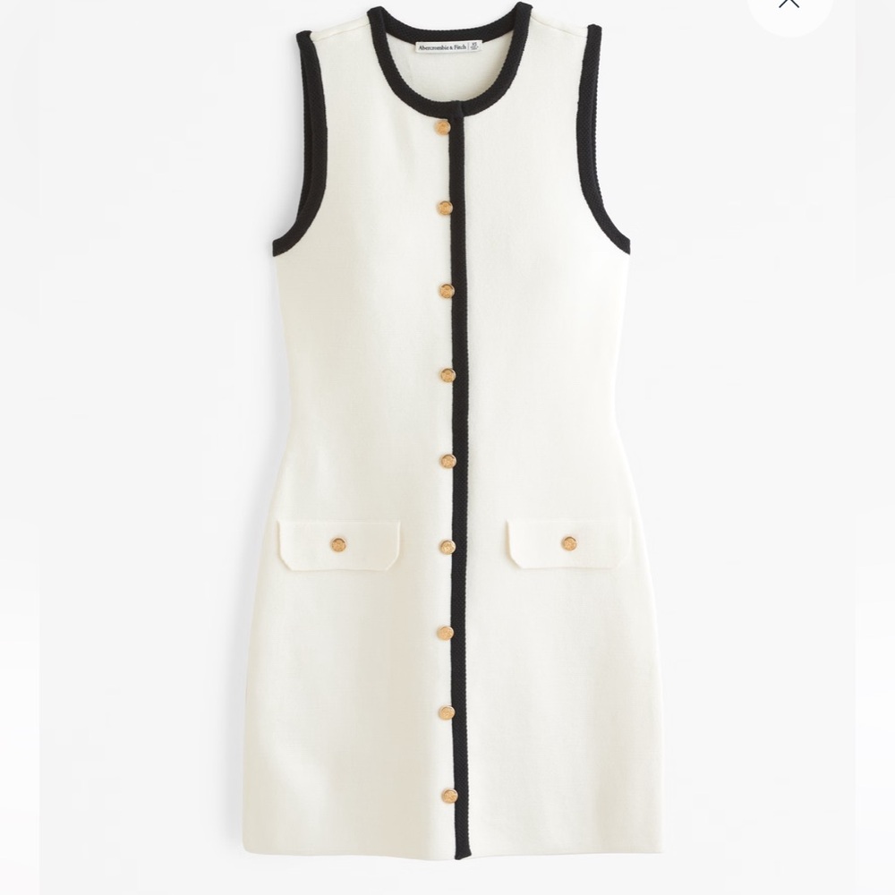The A&F Mara High-Neck Vest Sweater Dress
